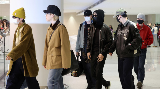 BTS '화보같은 귀국'