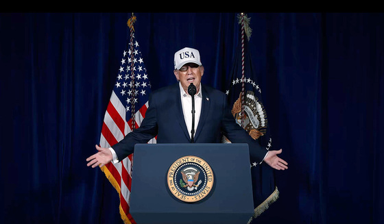 트럼프, 이란에 초강경 경고…"공격하면 전례 없는 힘으로 응징"