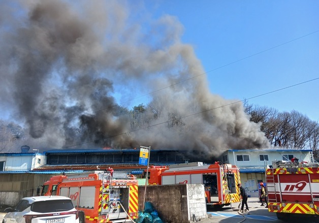 담양 한 공장서 불 5000만원 재산피해…용접 부주의 추정