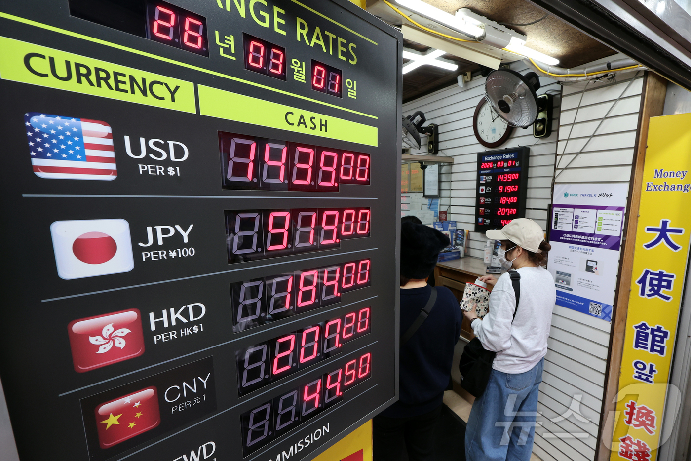 (서울=뉴스1) 김진환 기자 = 미국과 이스라엘의 공습으로 이란 최고지도자 아야톨라 알리 하메네이가 사망 소식으로 중동 긴장 고조가 급등하며 국제유가와 원·달러 환율이 동반 상승 …