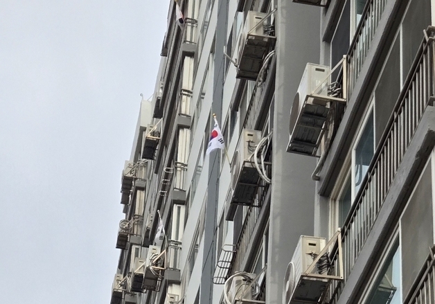 올해 3·1절 춘천 지역 태극기 게양률 41.66%