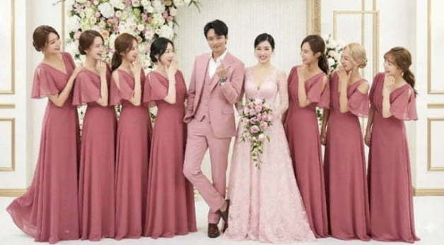 변요한♥티파니 웨딩화보에 소녀시대 완전체도 함께? AI 합성사진까지 등장