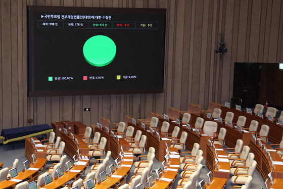 국민투표법 개정안 국회 본회의 통과