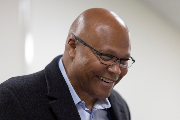 [포토] 조지아주 제14선거구 민주당 후보 숀 해리스