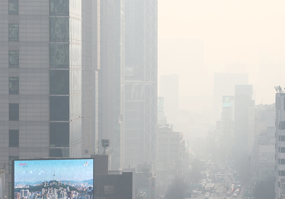초미세먼지 농도 '나쁨'