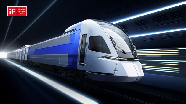 현대로템, 수소전기동력차·동차로 'iF 디자인 어워드' 2관왕