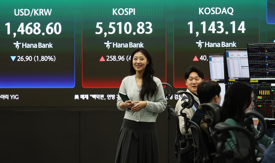 중동 종전 기대감…코스피 '매수 사이드카' 5500 회복[개장시황]