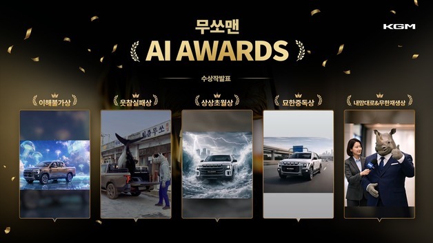 KGM 무쏘맨 AI 영상 공모전 성료…대상에 '무쏘맨의 인터뷰' 선정