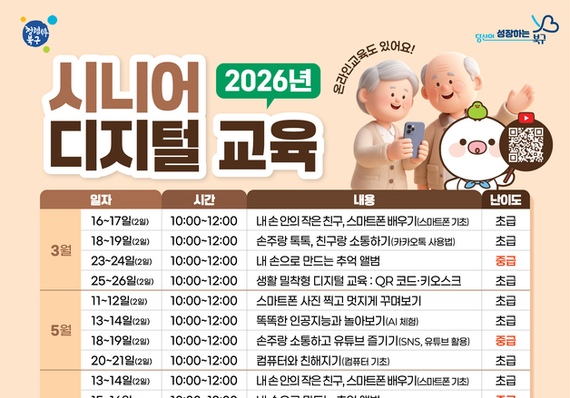 광주 북구, 고령층 맞춤형 디지털 교육 참여자 모집