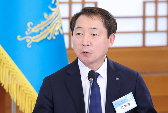 발표하는 차재병 KAI 대표