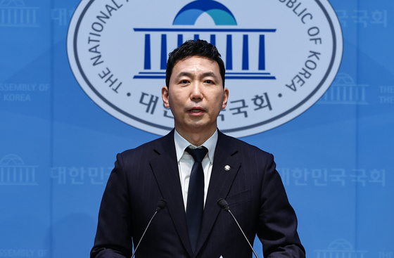 이정헌 의원, 정원오 예비후보 선대위 구성 발표 기자회견