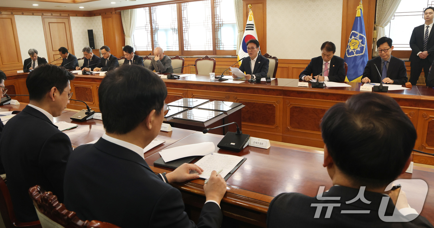 (서울=뉴스1) 임세영 기자 = 김민석 국무총리가 10일 서울 종로구 정부서울청사에서 열린 국고보조금 부정수급 근절을 위한 관계장관회의에서 모두발언을 하고 있다. 2026.3.10 …