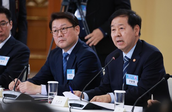 발언하는 구윤철 부총리