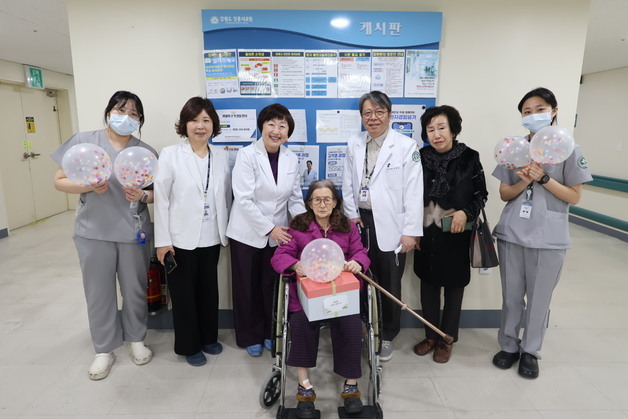 강릉의료원 "95세 환자 복강경 담낭절제술 성공"