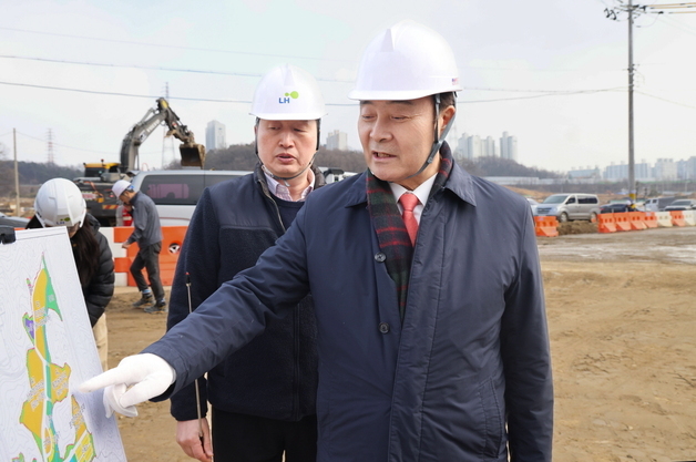 김성제 의왕시장, 부곡지역 주요 사업 현장 점검