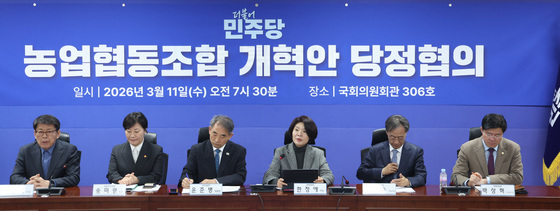 당정 발언하는 한정애 정책위의장