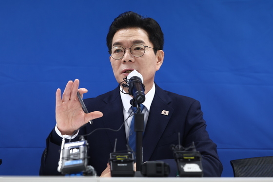 정원오 예비후보, 서울시청 출입기자단 간담회