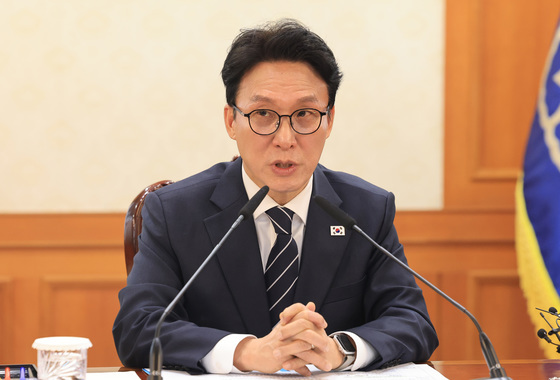 모두발언하는 김민석 총리