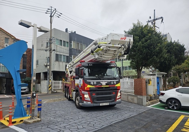 제주제일고, 소방차 출동로 생겼다…진입곤란지역 해제