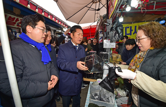 김 구매하는 정청래 대표