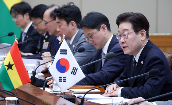 정상회담 발언하는 이재명 대통령