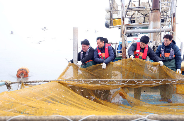 서해 어민들 만난 정청래·박찬대