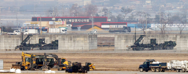 비어있는 패트리엇 미사일 발사대