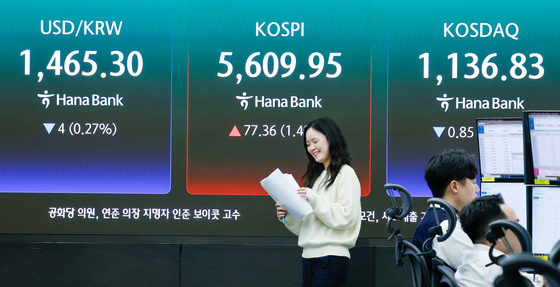 코스피 이틀째 상승…오후 상승폭 축소 5600선 마감[시황종합]