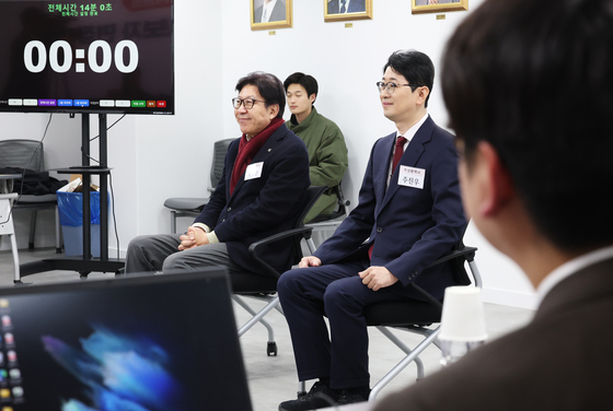 박형준-주진우, 긴장되는 공천 면접