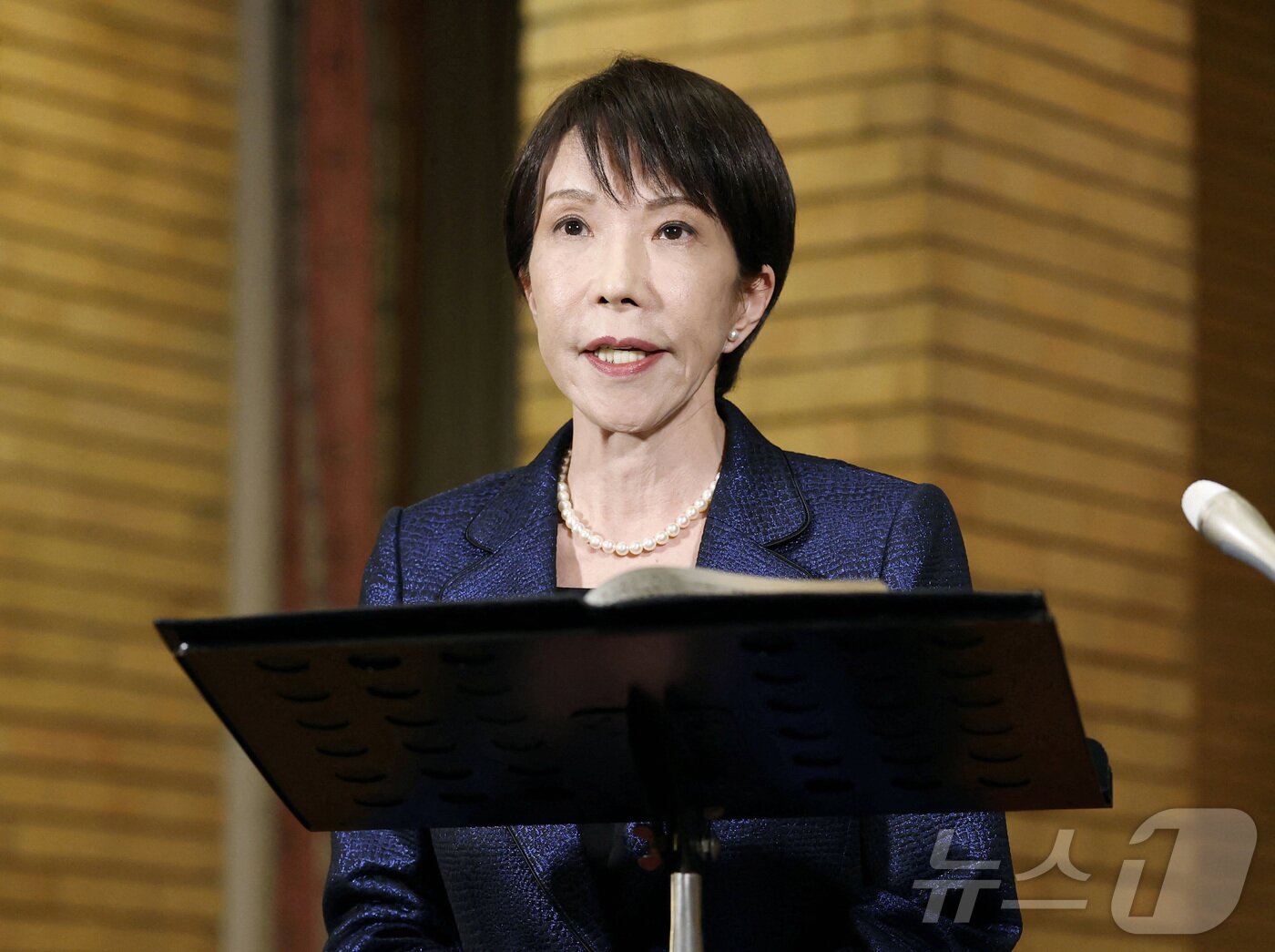 본문 이미지 - 다카이치 사나에 일본 총리. 2026.03.11 ⓒ 로이터=뉴스1