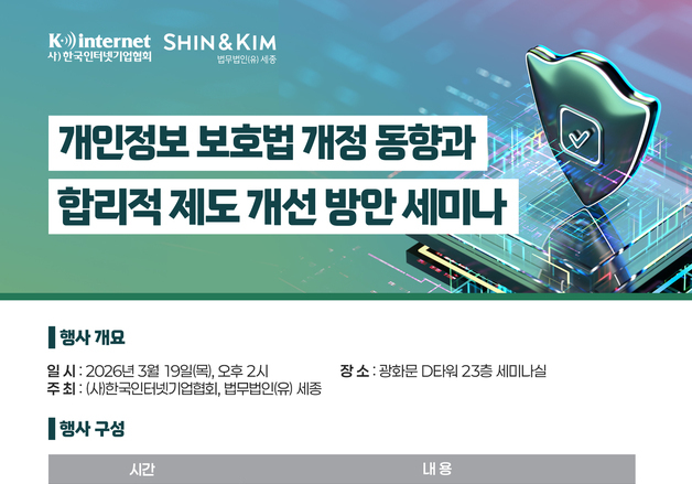 인기협, '무과실 책임' 개인정보보호법 개정안 관련 토론회 개최