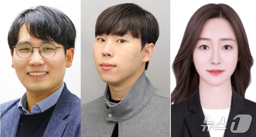 본문 이미지 - 사진 왼쪽부터 박우람 성균관대학교 융합생명공학과 교수, 박주동 성균관대학교 융합생명공학과 연구원, 신하은 성균관대학교 생명공학연구원. (한국연구재단 제공. 재판매 및 DB금지) 2026.3.12/뉴스1