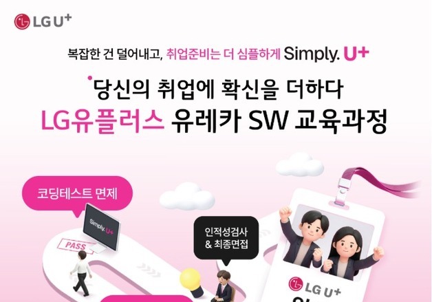 멀티캠퍼스-LG유플러스, 유레카 SW교육과정 4기 수강생 모집