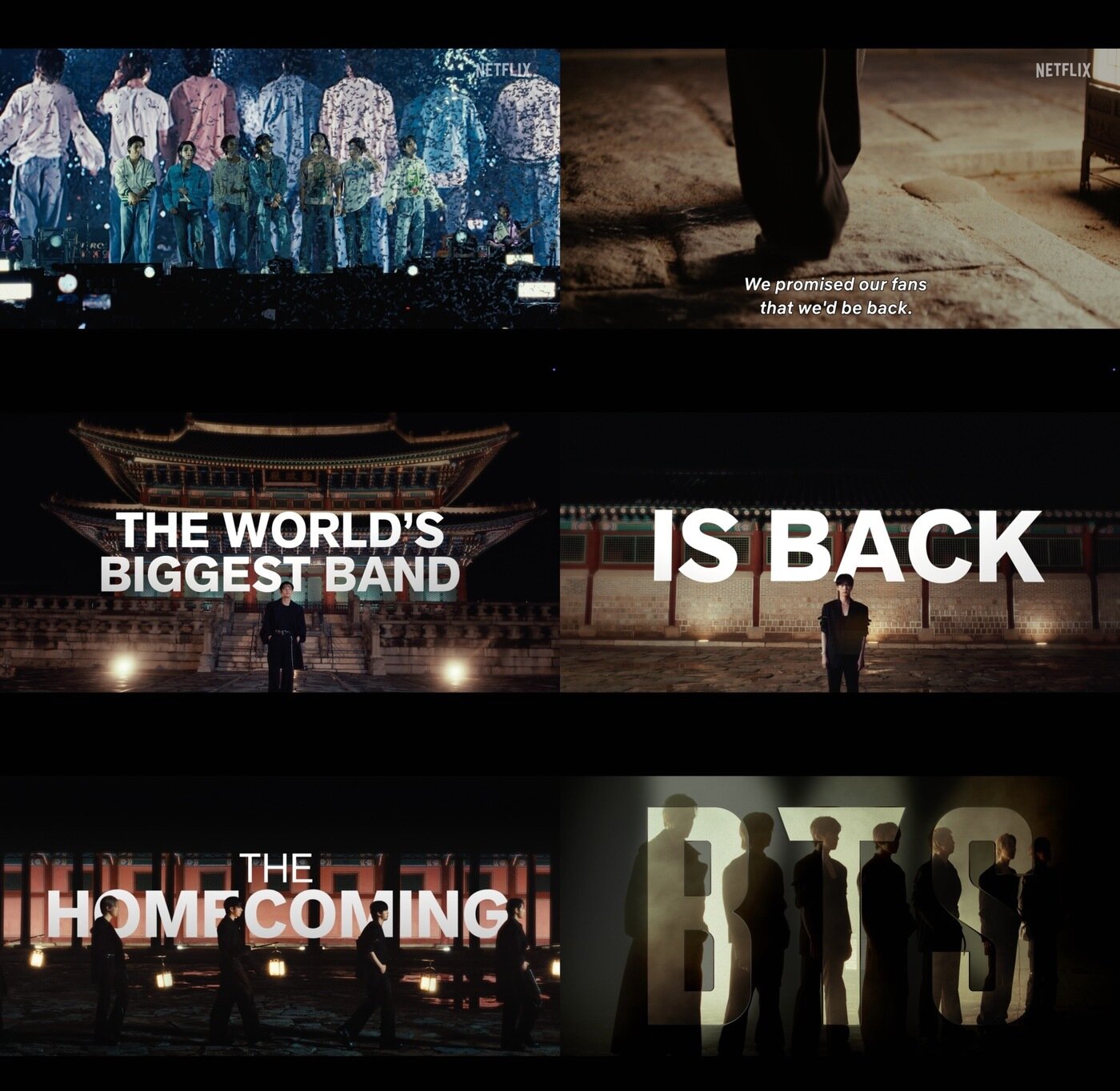 본문 이미지 - 방탄소년단 컴백 라이브 예고/넷플릭스 제공