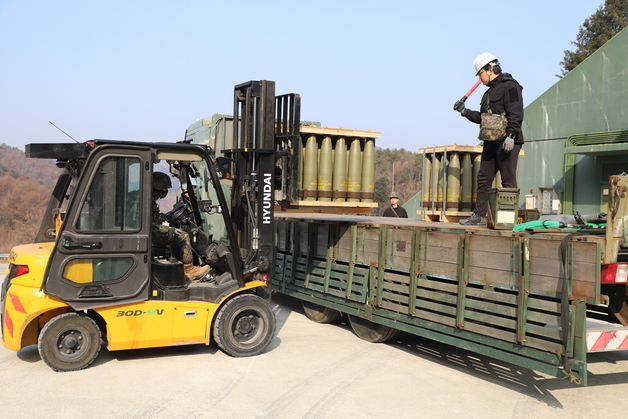 육군 제3군수지원여단, 탄약 재보급 훈련 진행