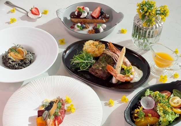 "봄을 담았습니다"…여의도메리어트, '스프링 브리즈' 선봬