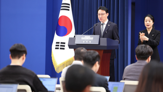 이규연 홍보수석, 12·29 여객기 참사 브리핑