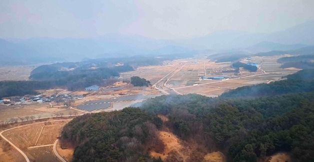 전북 남원서 산불…30분 만에 진화