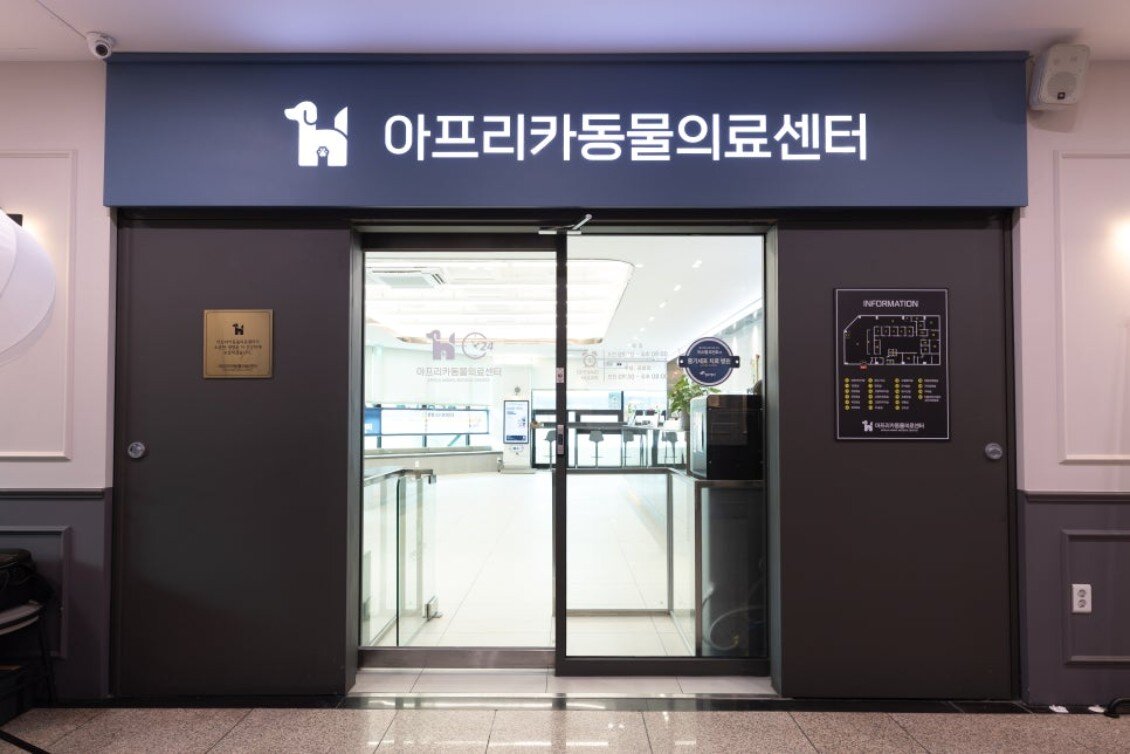 본문 이미지 - 아프리카동물의료센터 3층 입구 전경(병원 제공) ⓒ 뉴스1