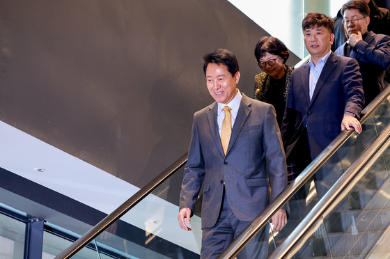 서서울미술관 개관식 참석하는 오세훈 시장