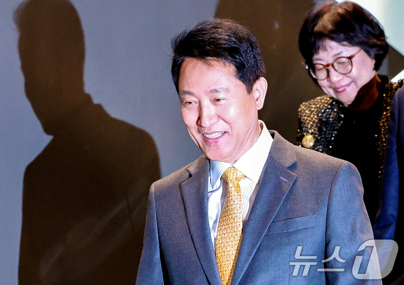 (서울=뉴스1) 이호윤 기자 = 오세훈 서울시장이 12일 서울 금천구 서서울미술관에서 열린 '서서울미술관 개관식'에 참석하고 있다. 2026.3.12/뉴스1
