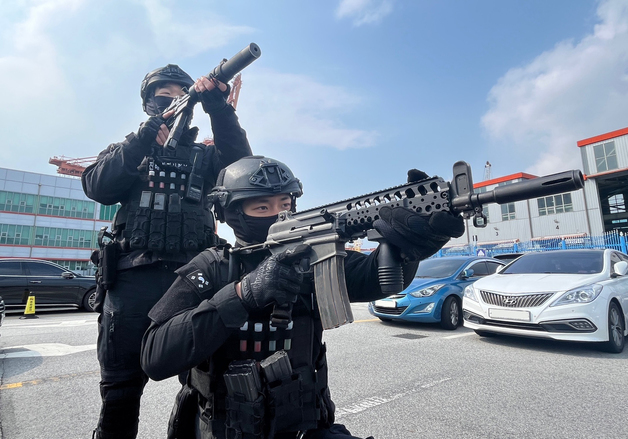 해군 진특사, 국가중요시설 방호훈련 실시