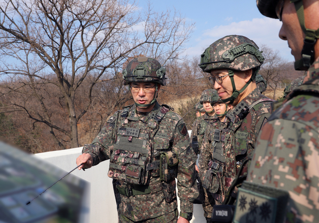 육군참모총장, 'FS연습' 17사단 통합방위훈련 현장점검