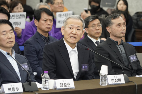 질의에 답하는 이상민 전 장관