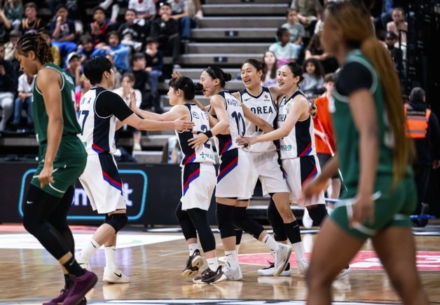 '박지현·강이슬 44점 합작'…女 농구, 아프리카 강호 나이지리아 제압