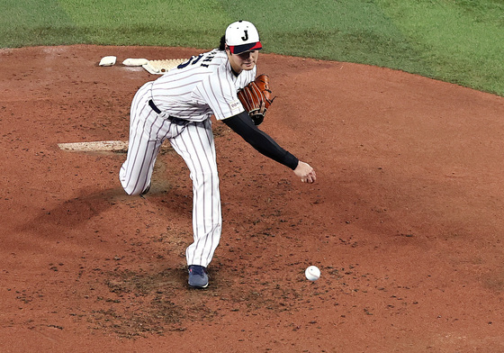 오타니의 '라이브 피칭'