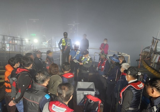 태안해경, 행락철 구명조끼 미착용 등 안전 저해 행위 집중 단속