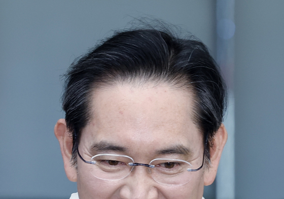 귀국하는 이재용 삼성전자 회장