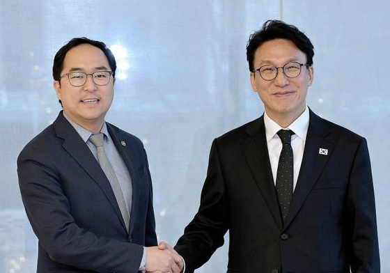 김민석 국무총리, 앤디 킴 미 상원의원 면담