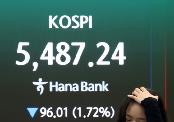 코스피 하락 마감